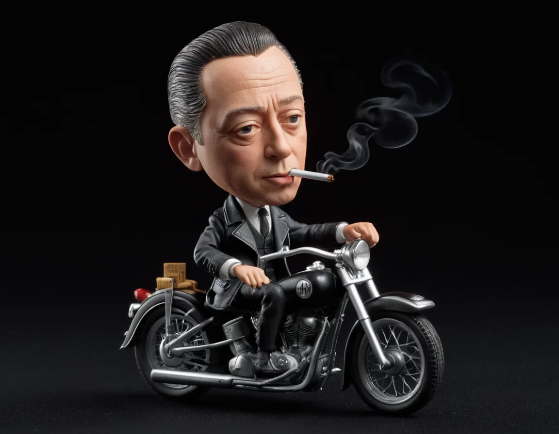 Figura estilo funko de un filósofo