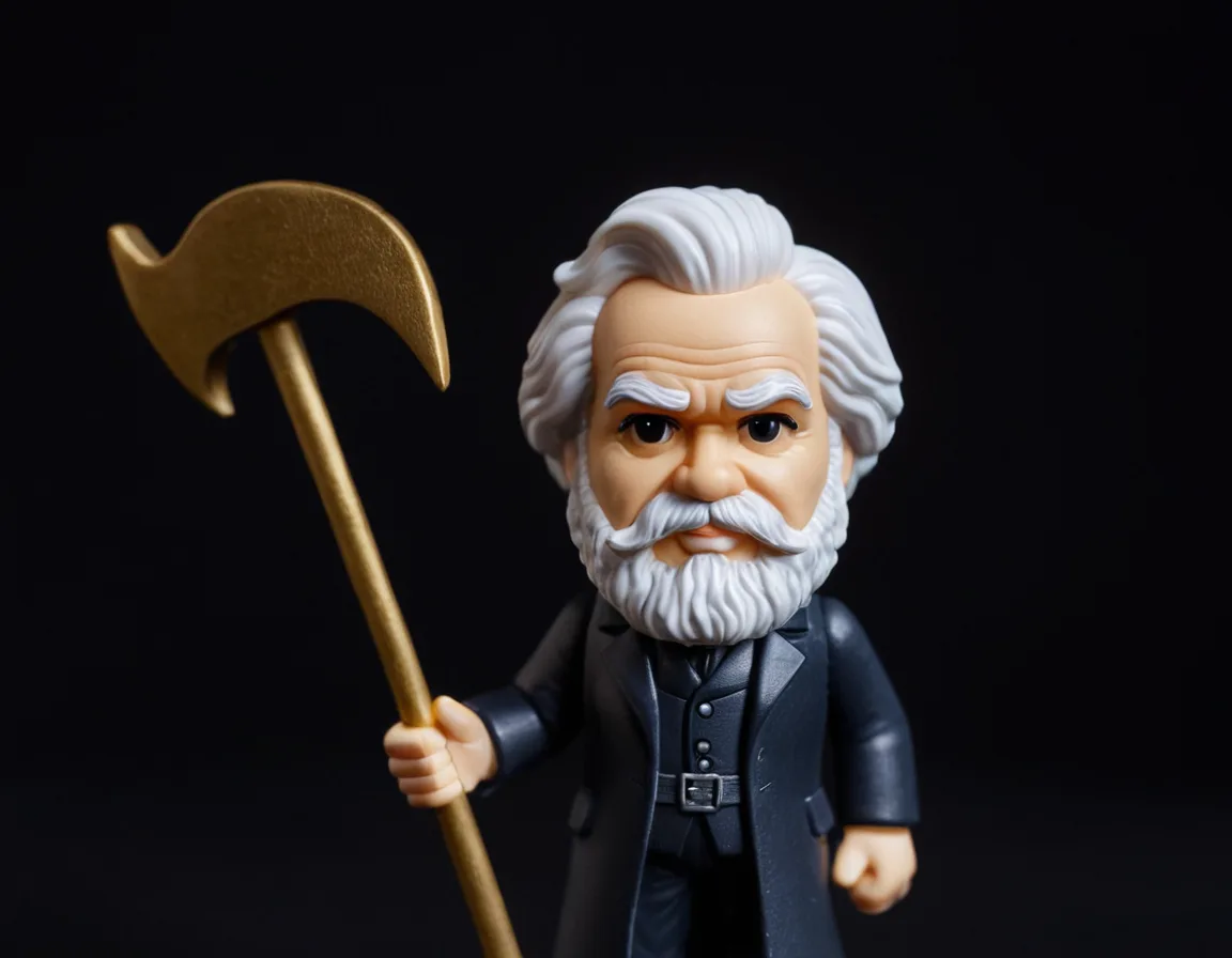 Figura estilo funko de un filósofo