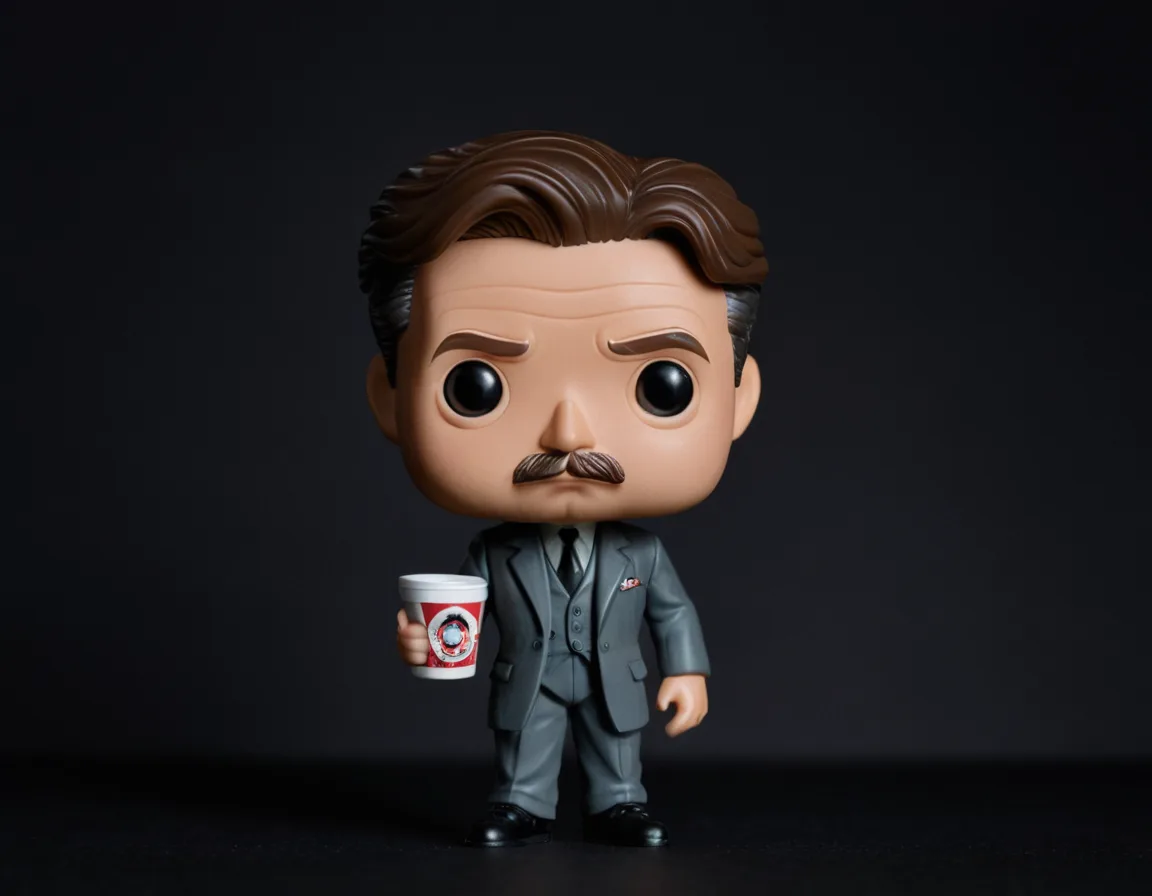 Figura estilo funko de un filósofo