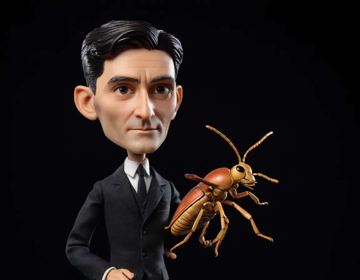 Figura estilo funko de un filósofo