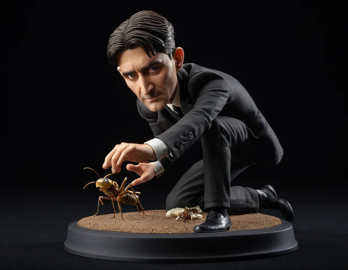 Figura estilo funko de un filósofo